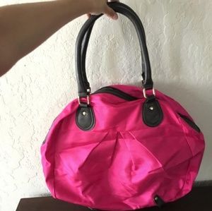 Large hot pink travel tote bag brand new